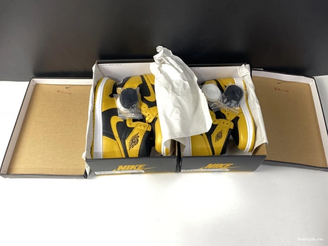 One Kick 1 Jordan Air High 555088-701 Pollen OG Retro 0711